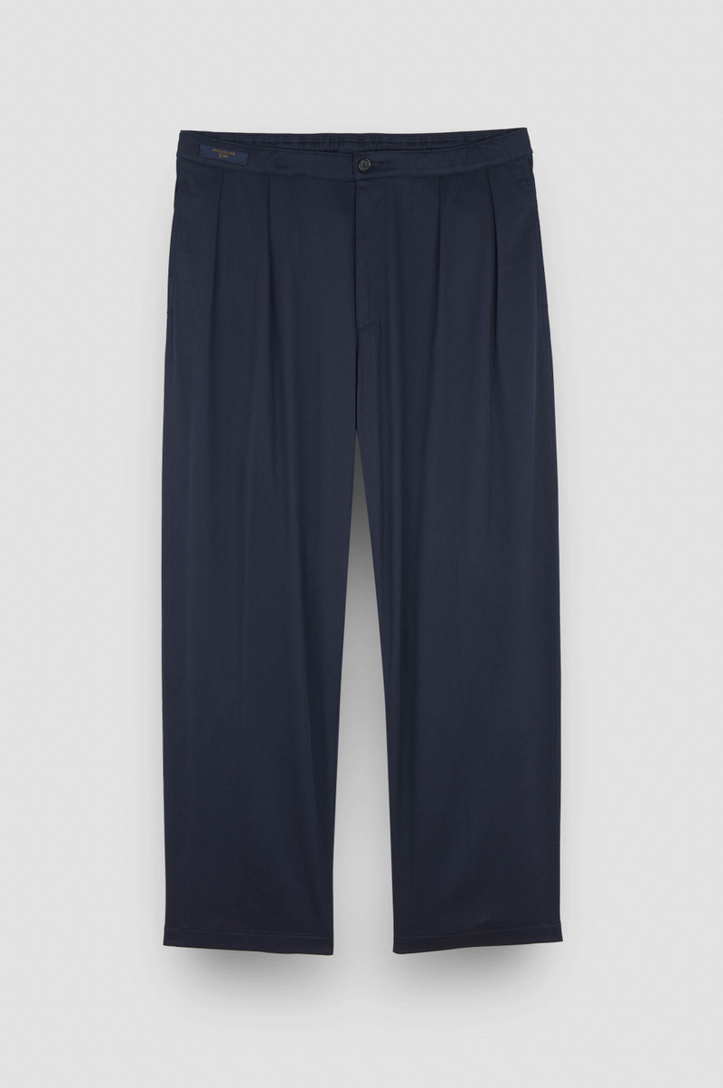 XSOFT STRETCH COTTON AND TENCEL TROUSERS WITH TWO PINCE 1