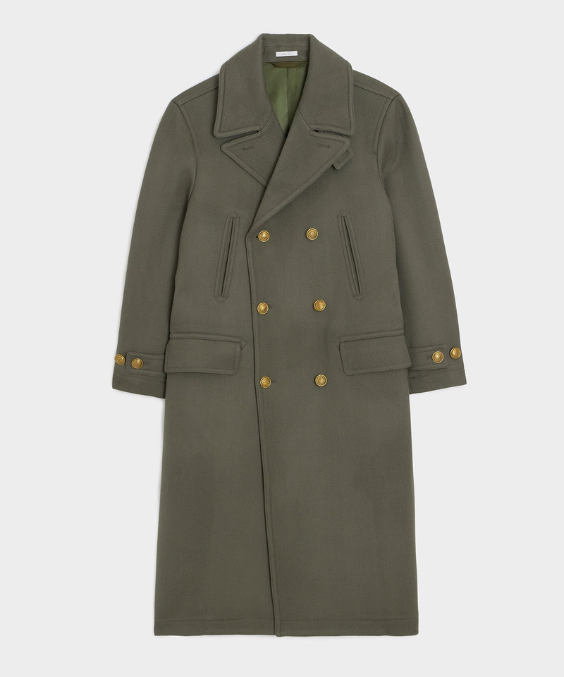 Italian Wool Officer Coat 1