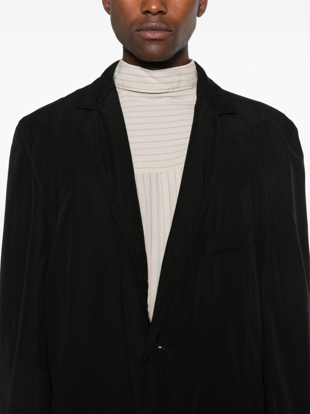 single-breasted blazer - 5