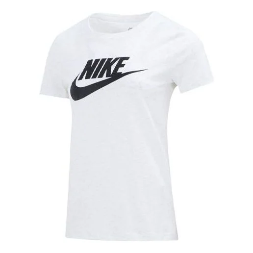 (WMNS) Nike AS W Nike Sportswear Tee ESSNTL ICON FUTUR BIRCH HEATHER BV6170-051 - 1