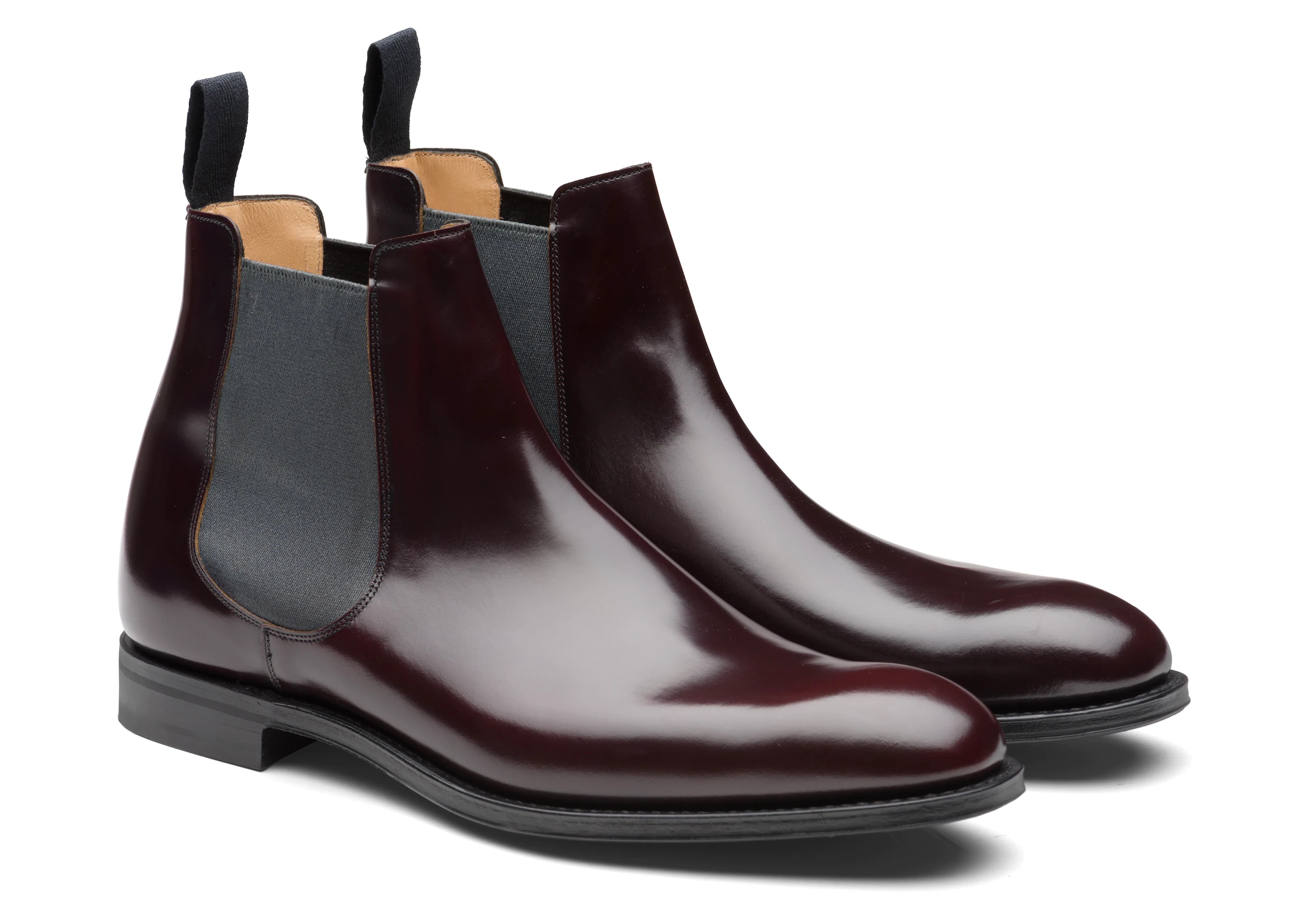 Amberley ^ r
Polished Binder Chelsea Boot Burgundy/asphalt - 2