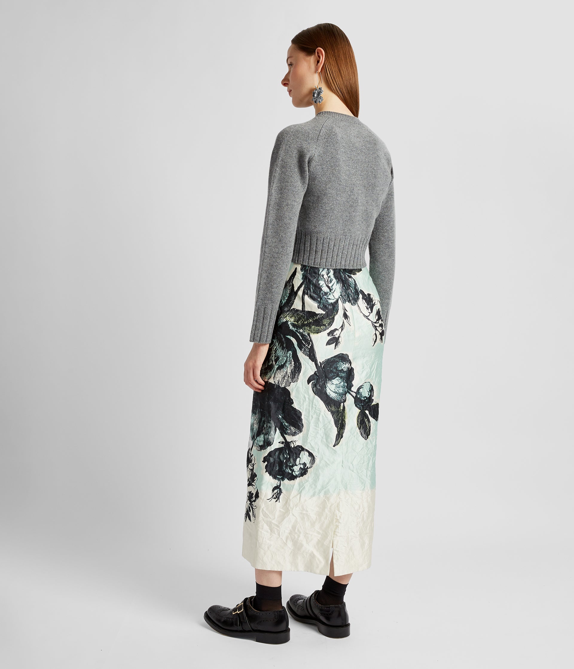 PENCIL MIDI SKIRT - 3