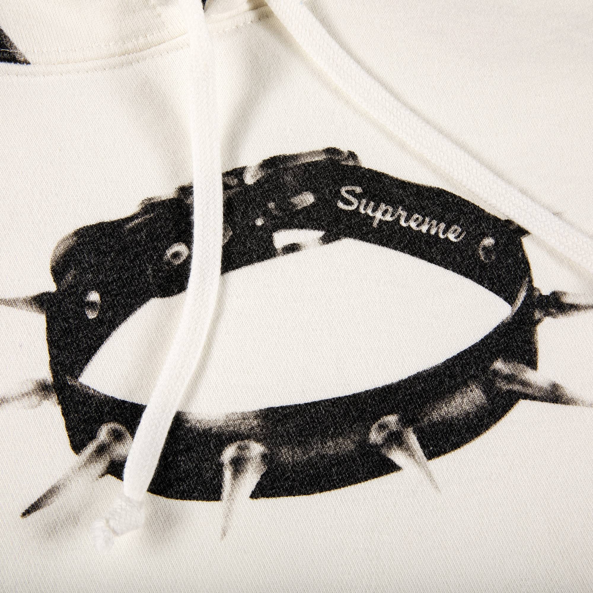 Supreme Studded Collars Hooded Sweatshirt 'White' - 2