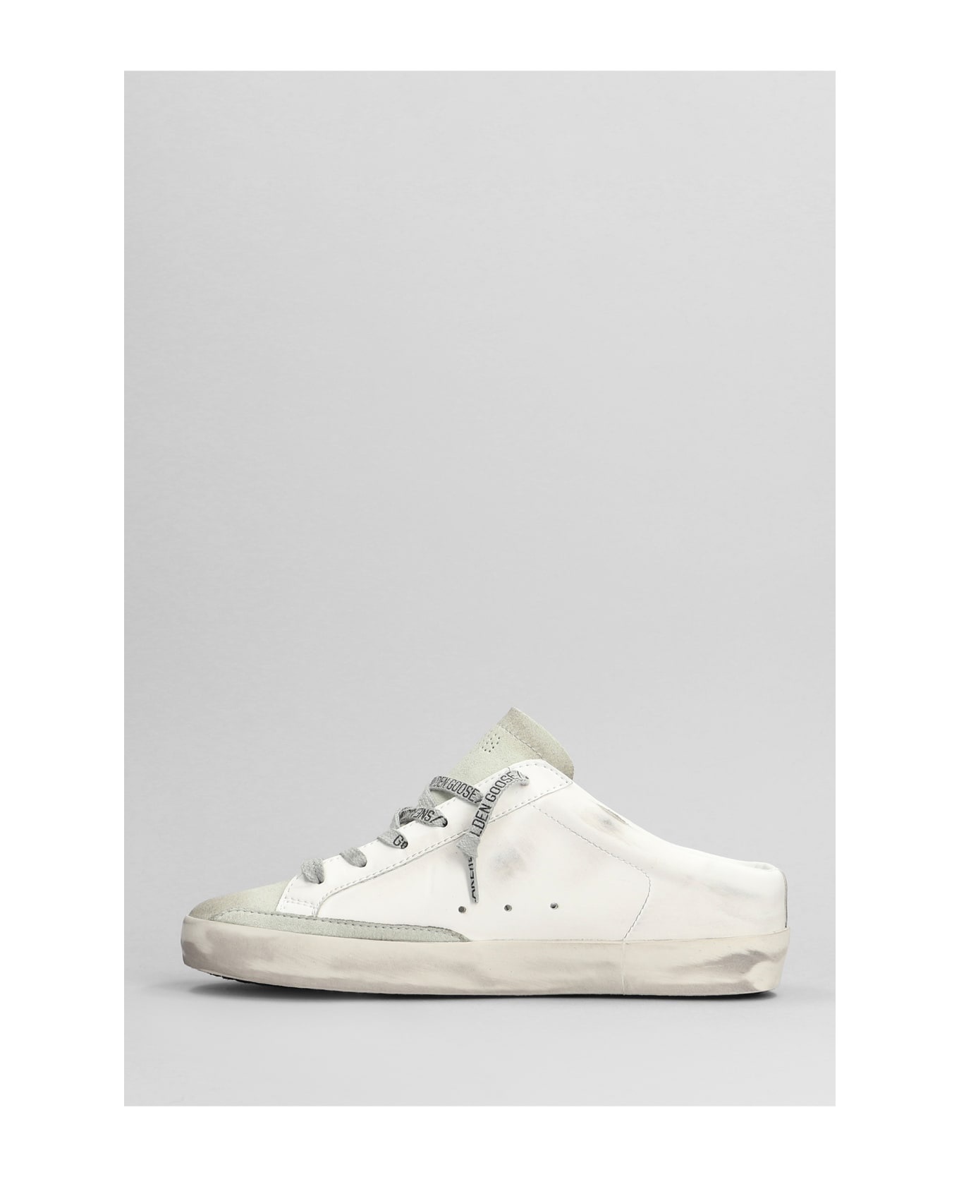Bio Based Sneakers In White Suede And Leather - 3