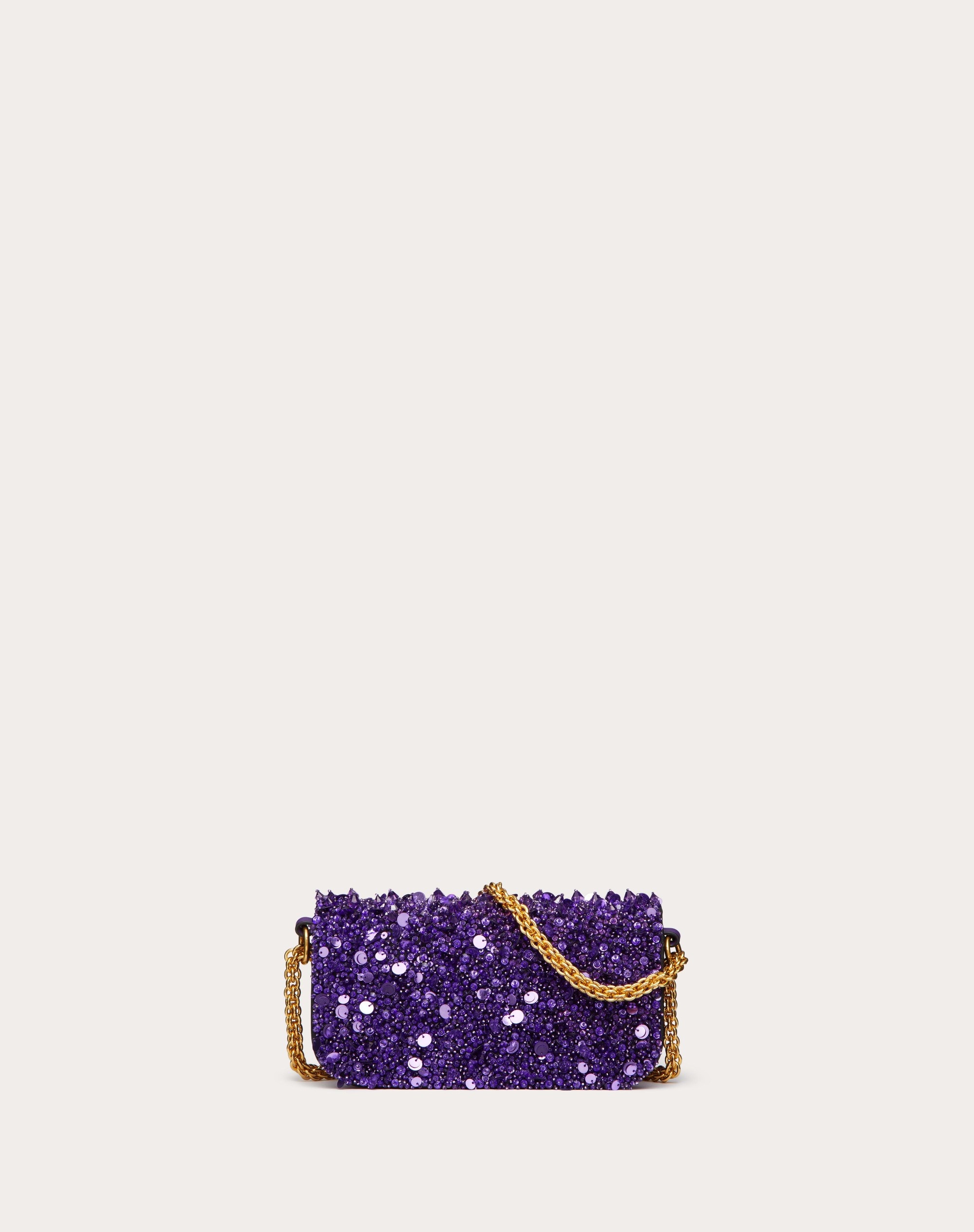 SMALL LOCÒ SHOULDER BAG WITH 3D EMBROIDERY - 4