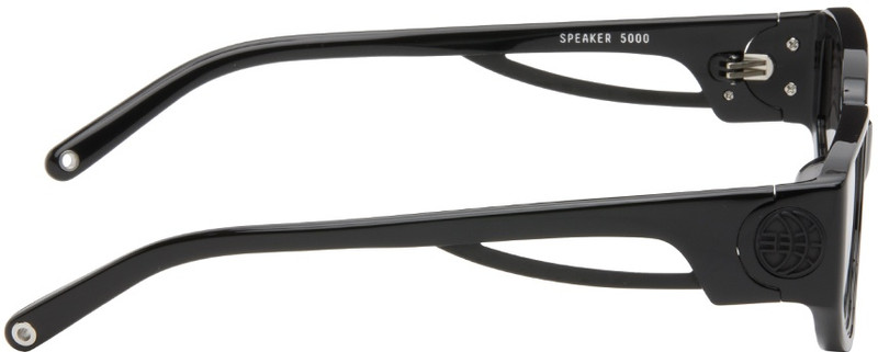 NAMESAKE Black 'Speaker 5000' Sunglasses outlook