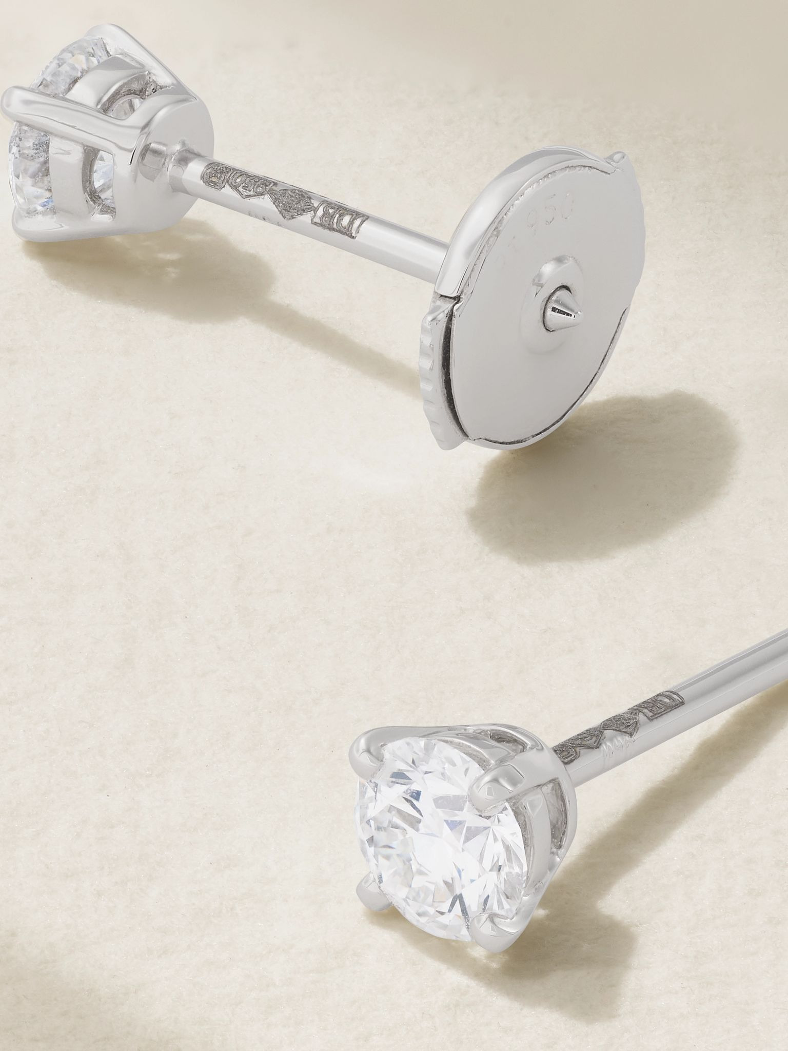DB Classic platinum diamond earrings Gold - 3