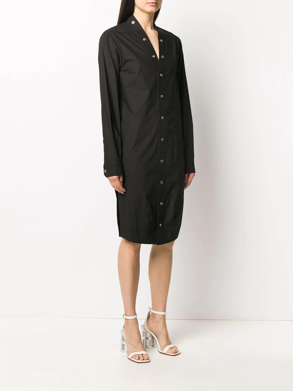 press-stud shirt dress - 3