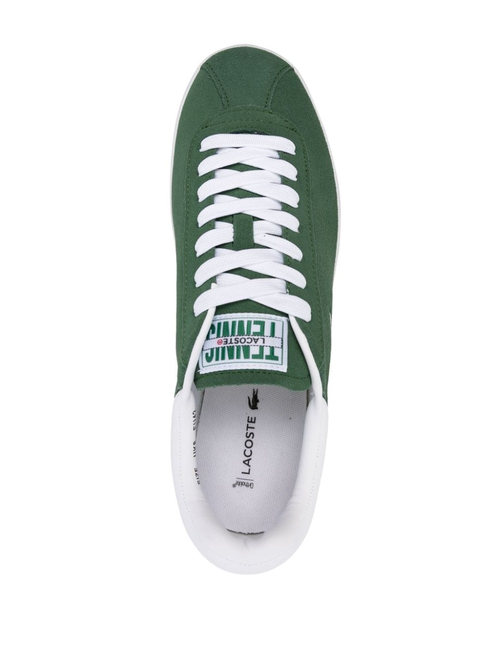 logo-debossed suede sneakers - 4