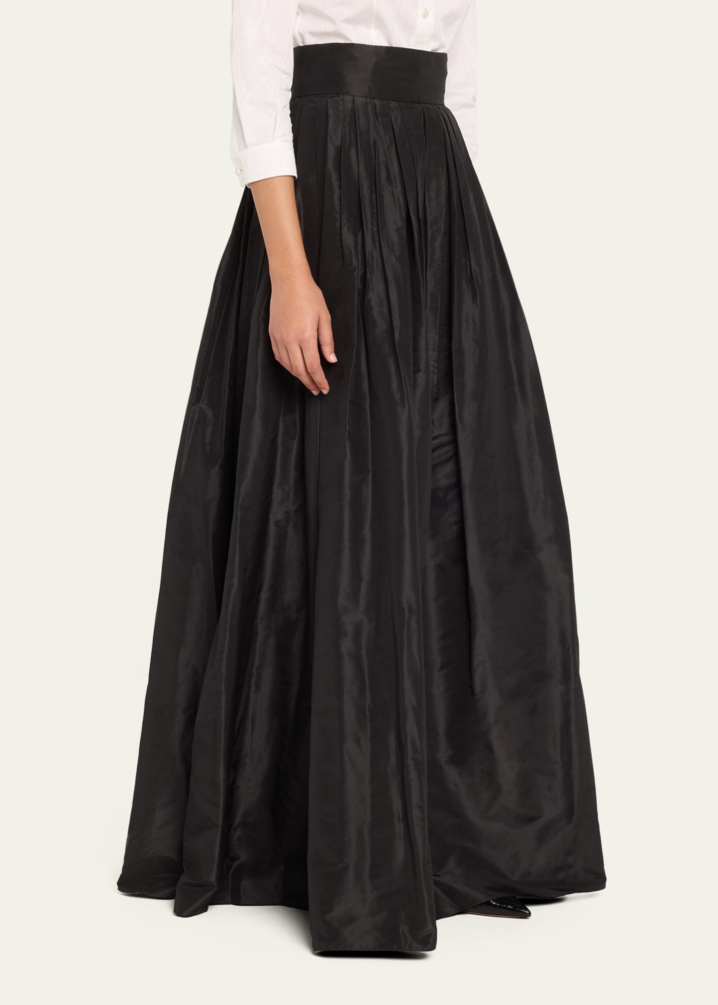 Pleated Silk Ball Skirt - 4