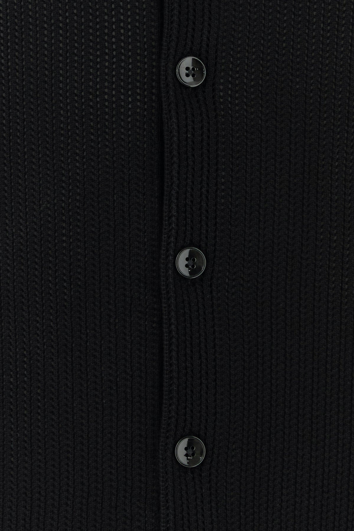Black mesh cardigan - 5