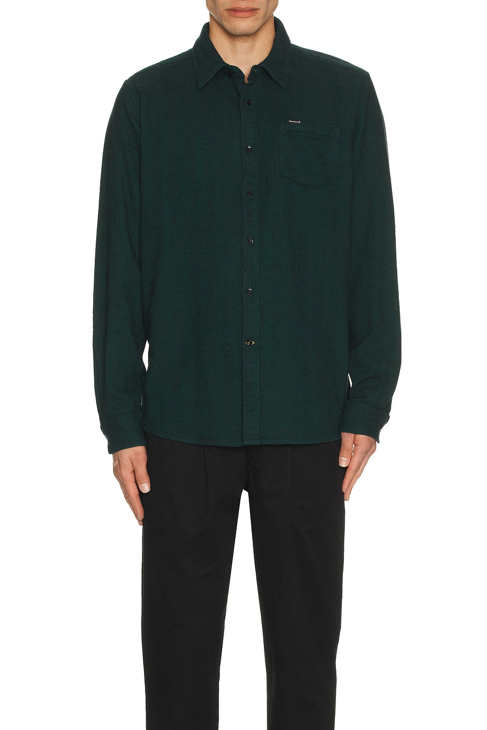 Robertson Tailored Herringbone Shirt - 4