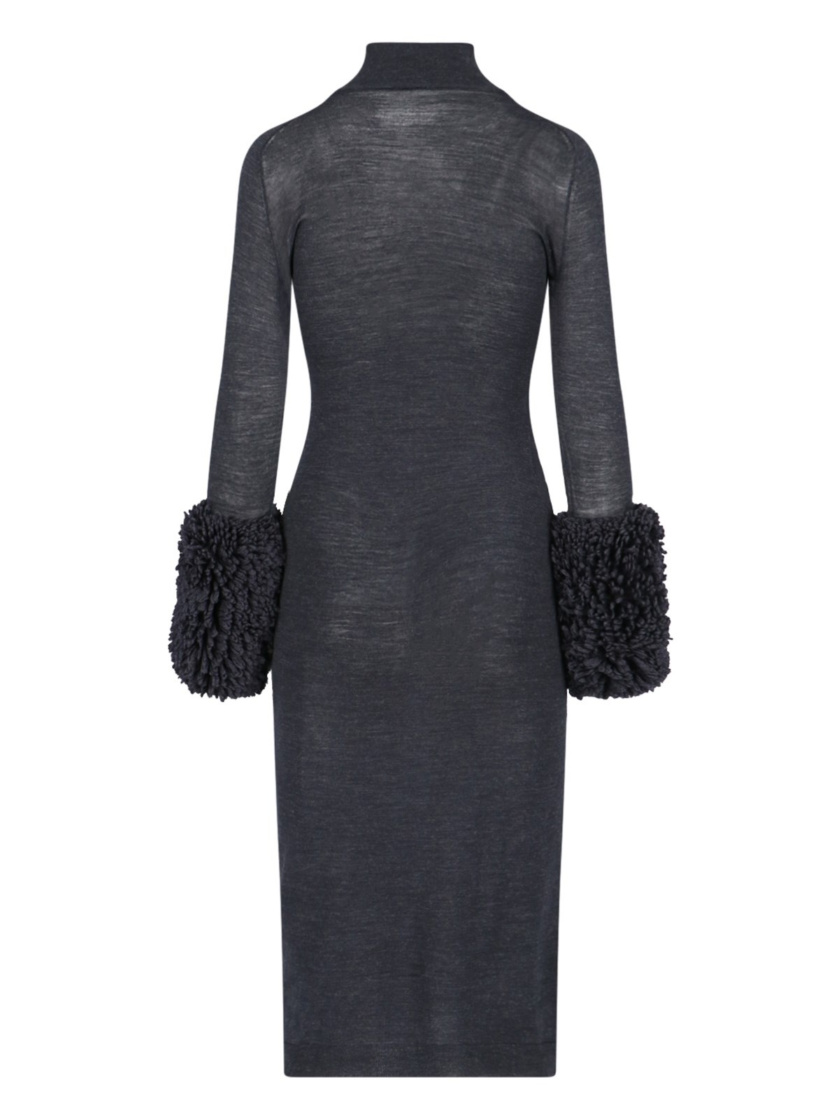 Alaïa 'BODY CONSCIOUS' MIDI DRESS | sugar | REVERSIBLE