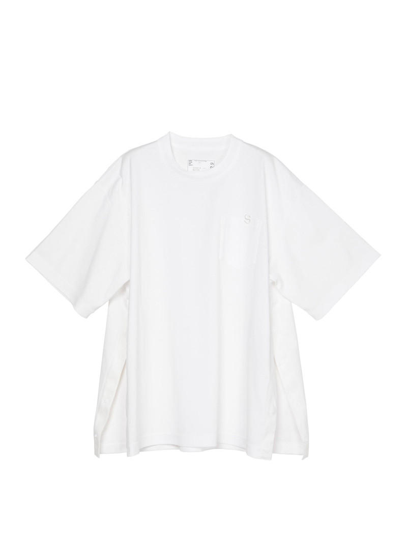 sacai s Cotton Jersey T-Shirt outlook