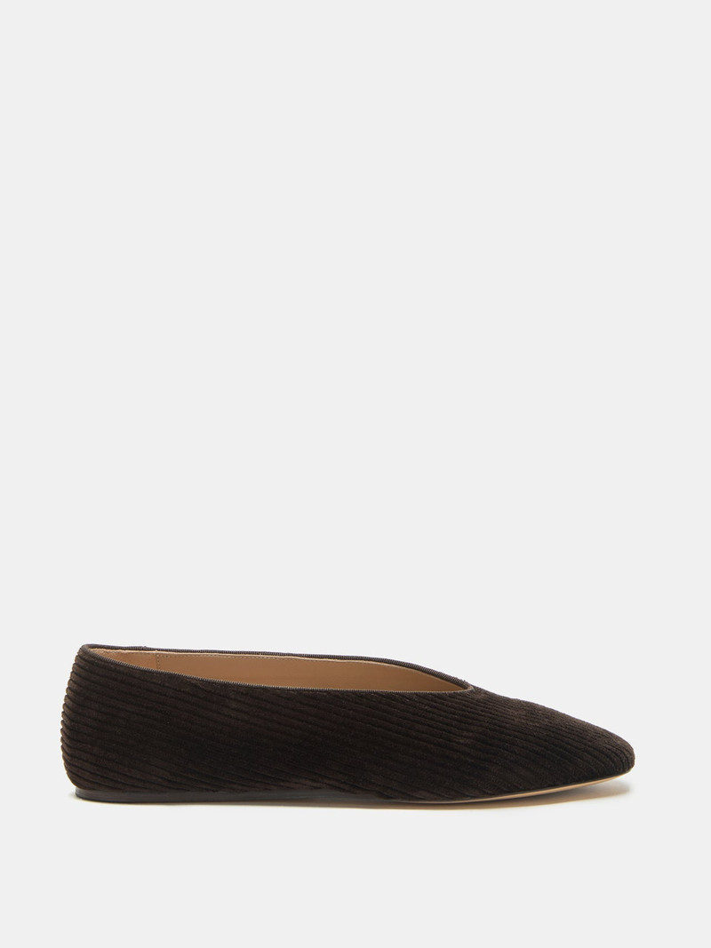 Regency Slipper / Chocolate Corduroy 1