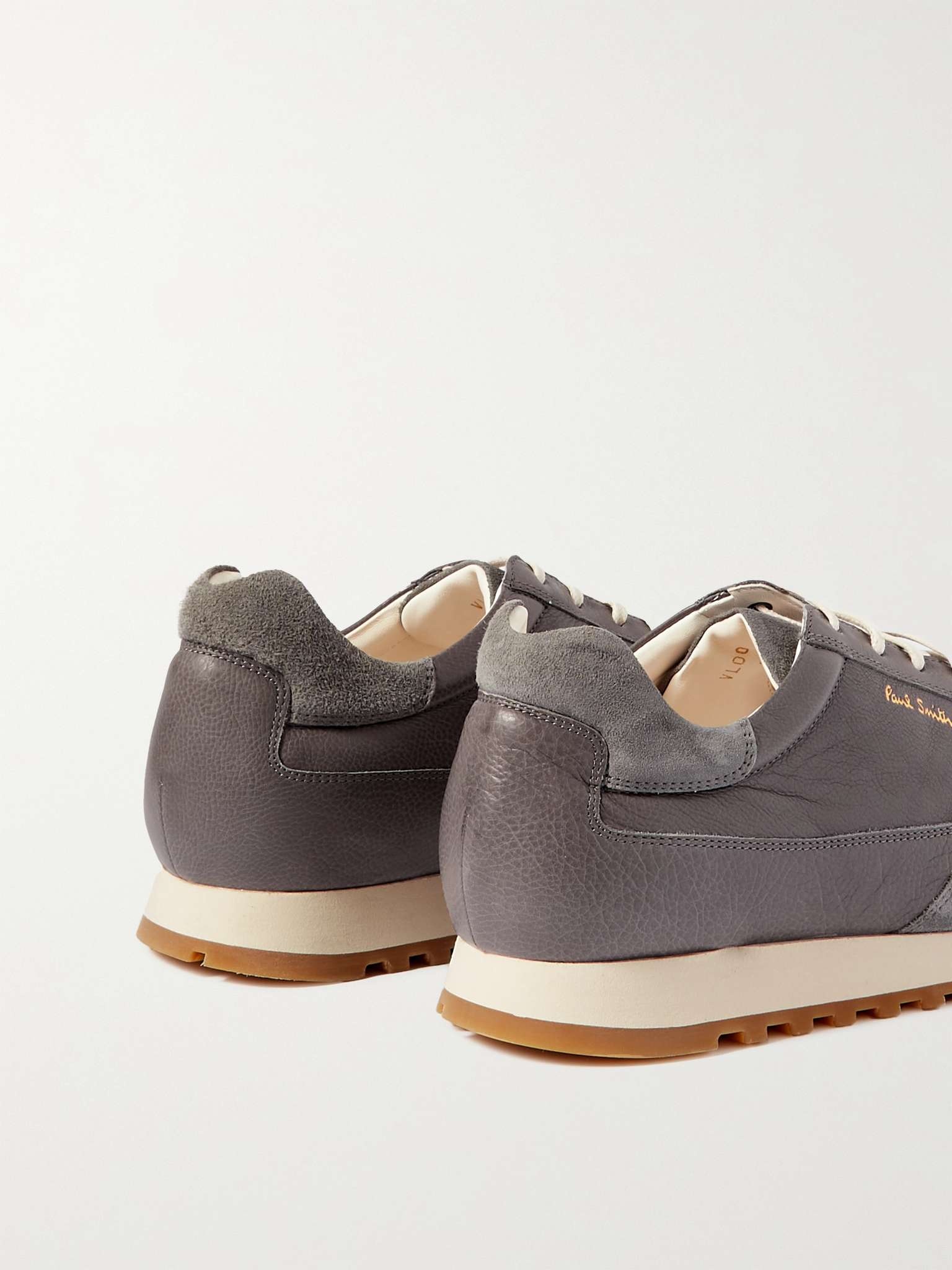 Velo Suede and Full-Grain Leather Sneakers - 5