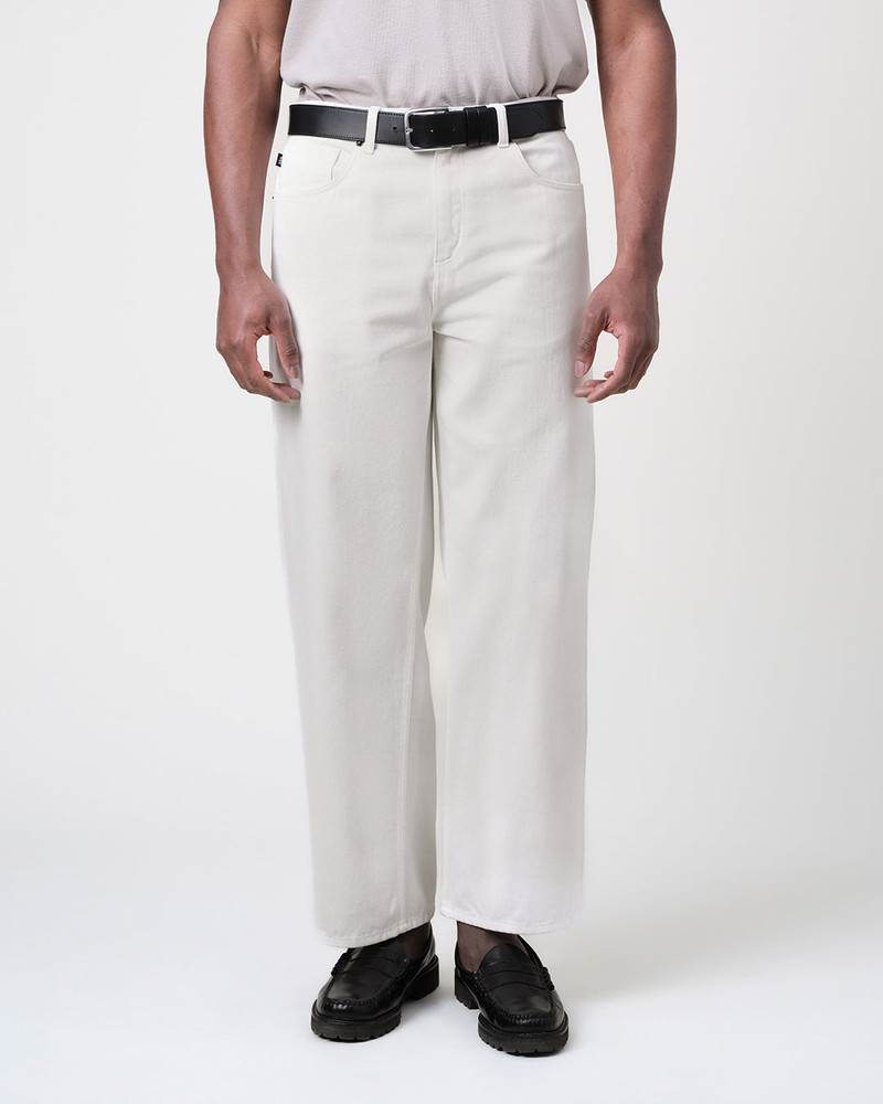 Wax London Felix - Off White Loose Fit Denim Jeans outlook