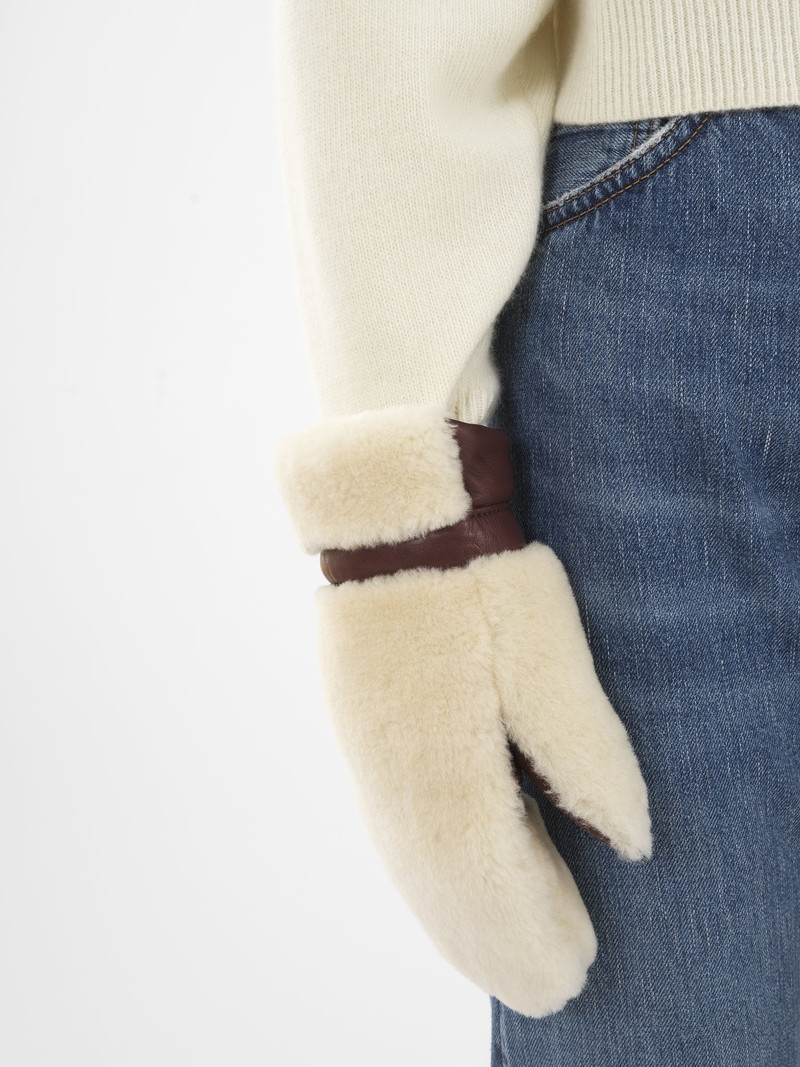 SHEARLING MITTENS 3