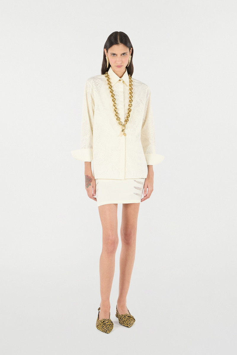 Roberto Cavalli Python-Print Shirt outlook