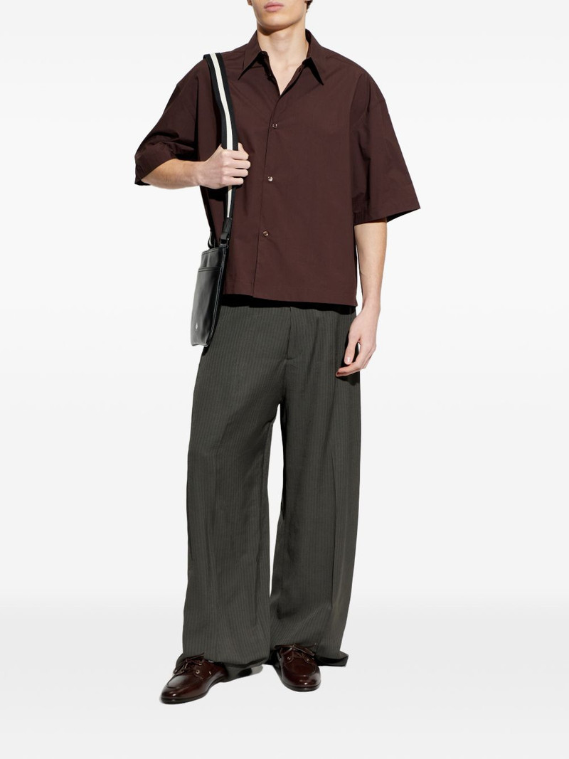 Studio Nicholson poplin short-sleeved shirt outlook