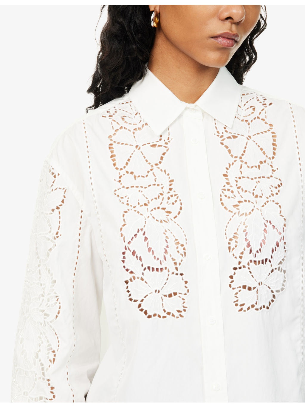 Embroidered Relaxed-Fit Cotton Shirt - 5