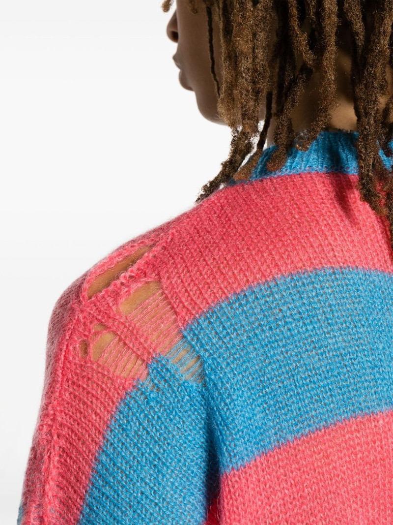 distressed striped jumper 5