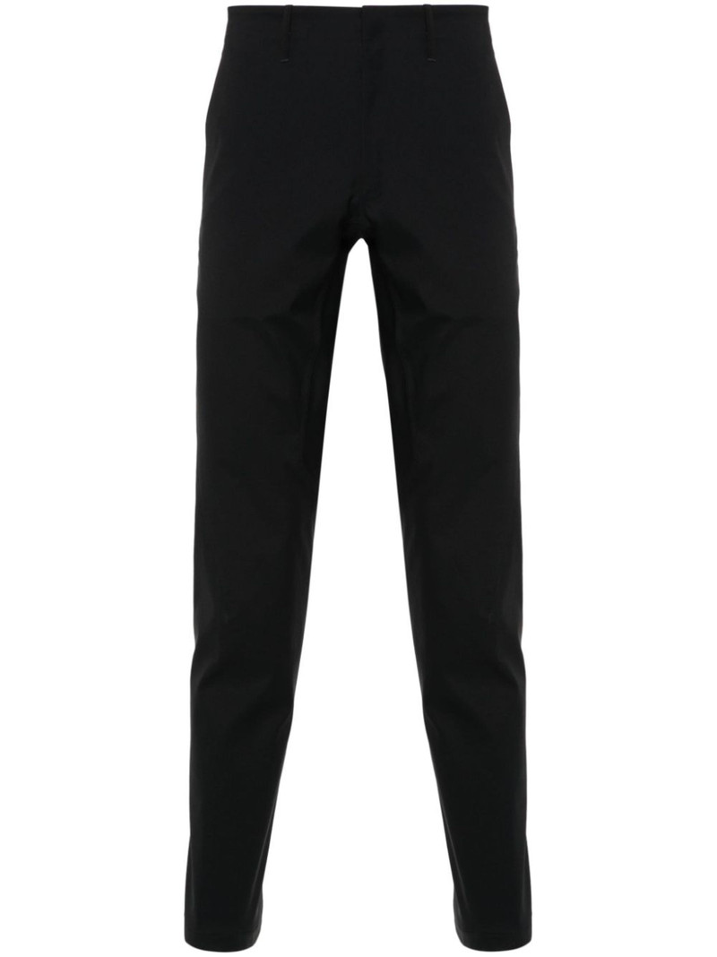 seam-detailed tapered trousers 1
