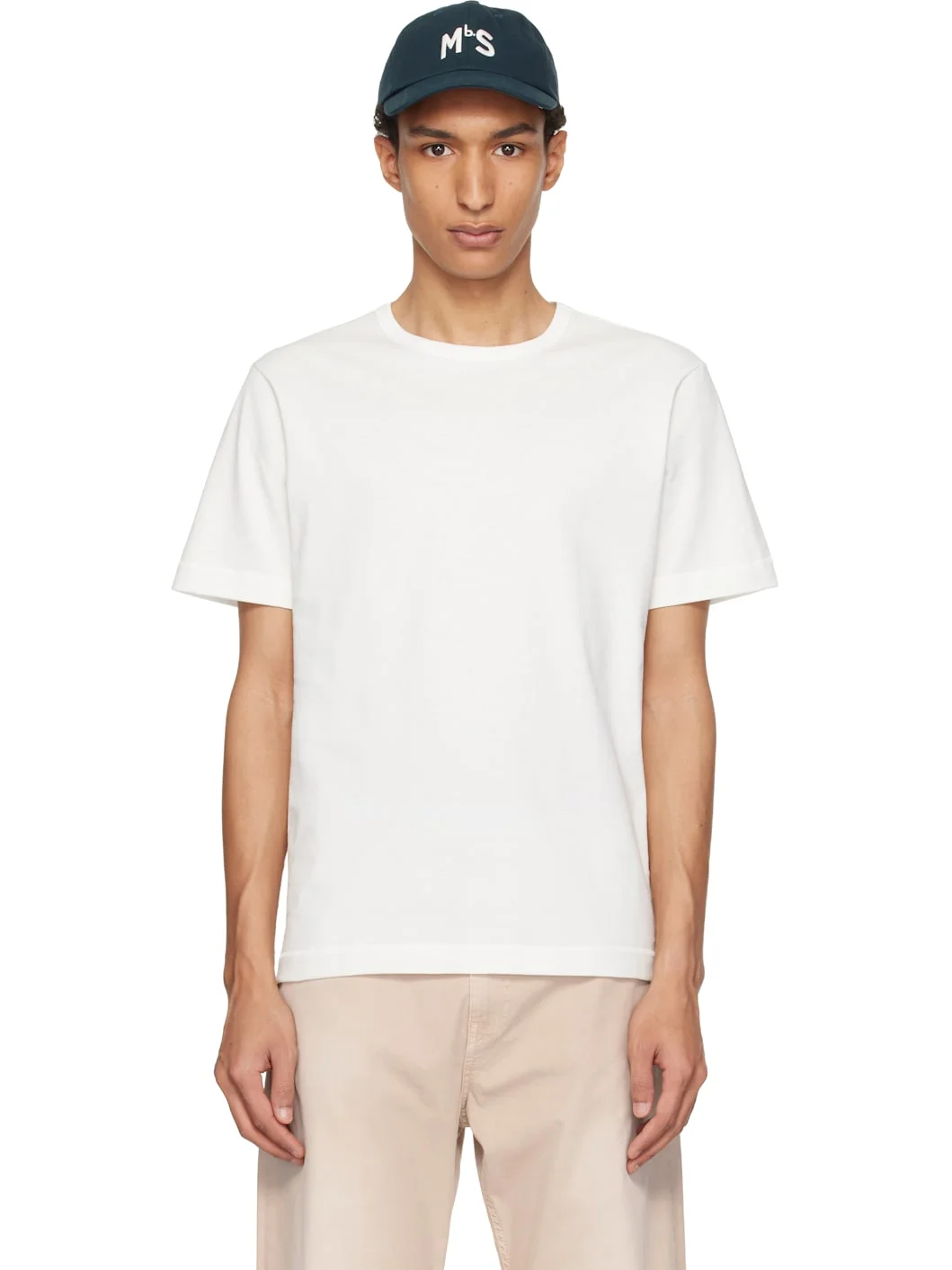 White 2M15 Mid-Century Machine Refined Fit T-shirt - 1