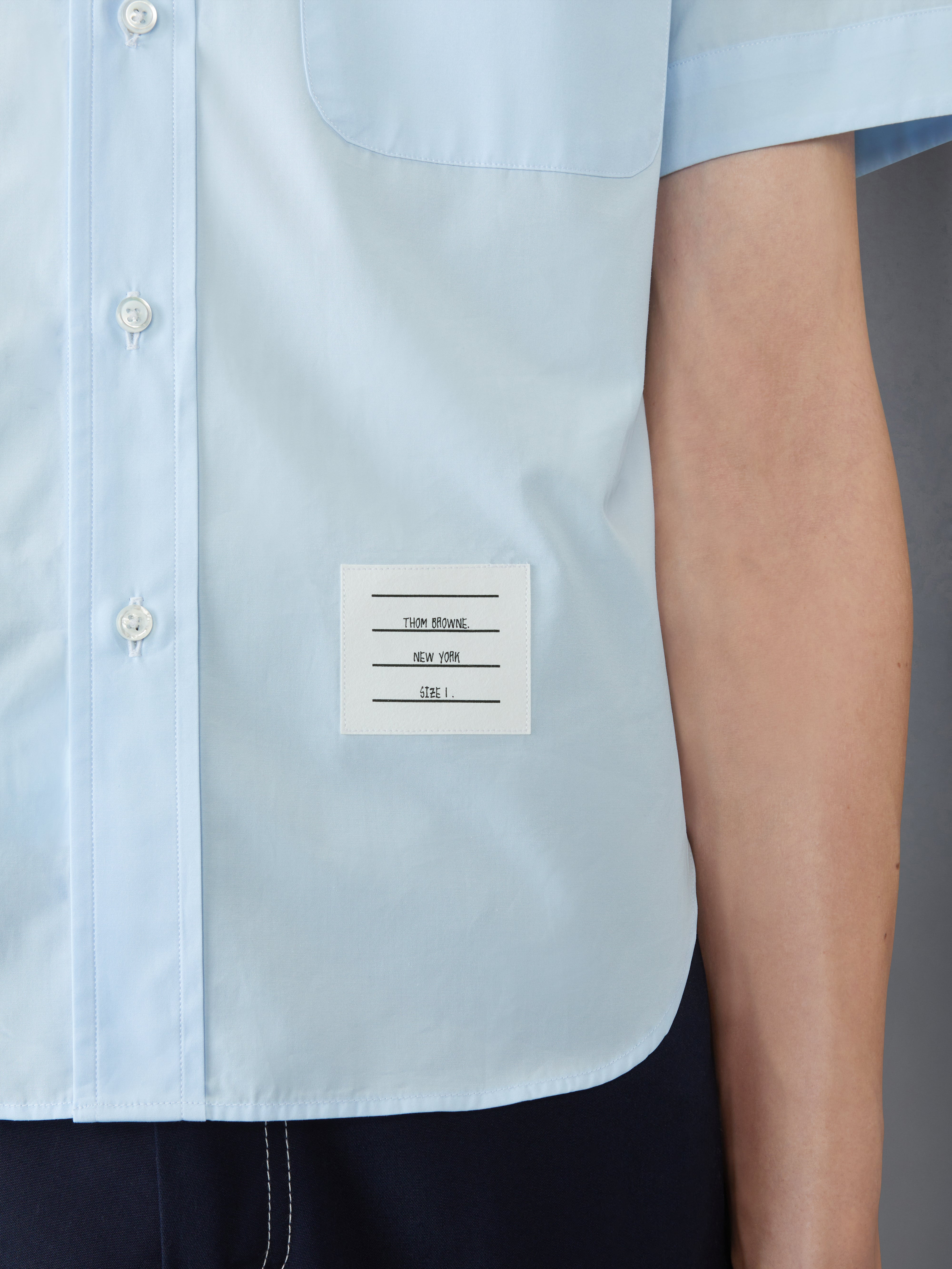 Poplin Round Hem Shirt - 6