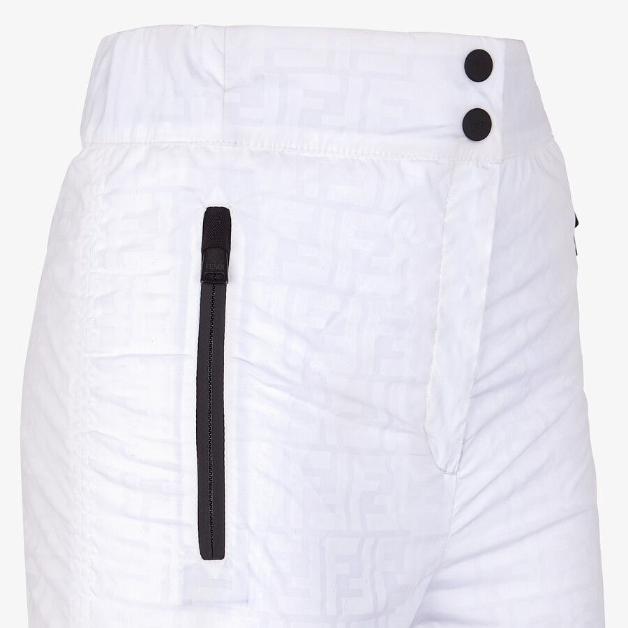 White tech fabric pants - 3