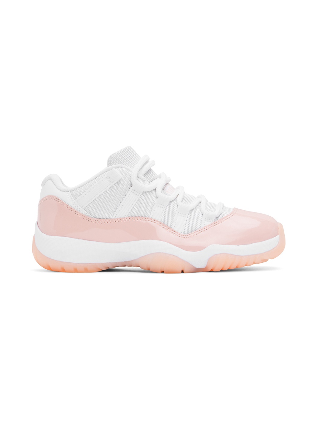 Jordan White Pink Air Jordan 11 Low Sneakers ssense REVERSIBLE