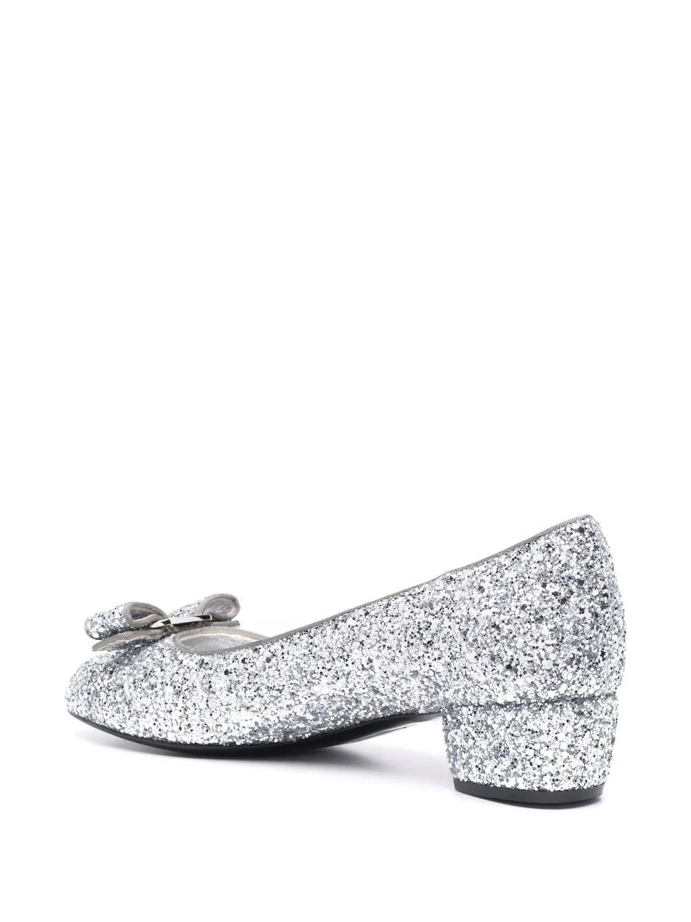 glitter-detail pumps - 3