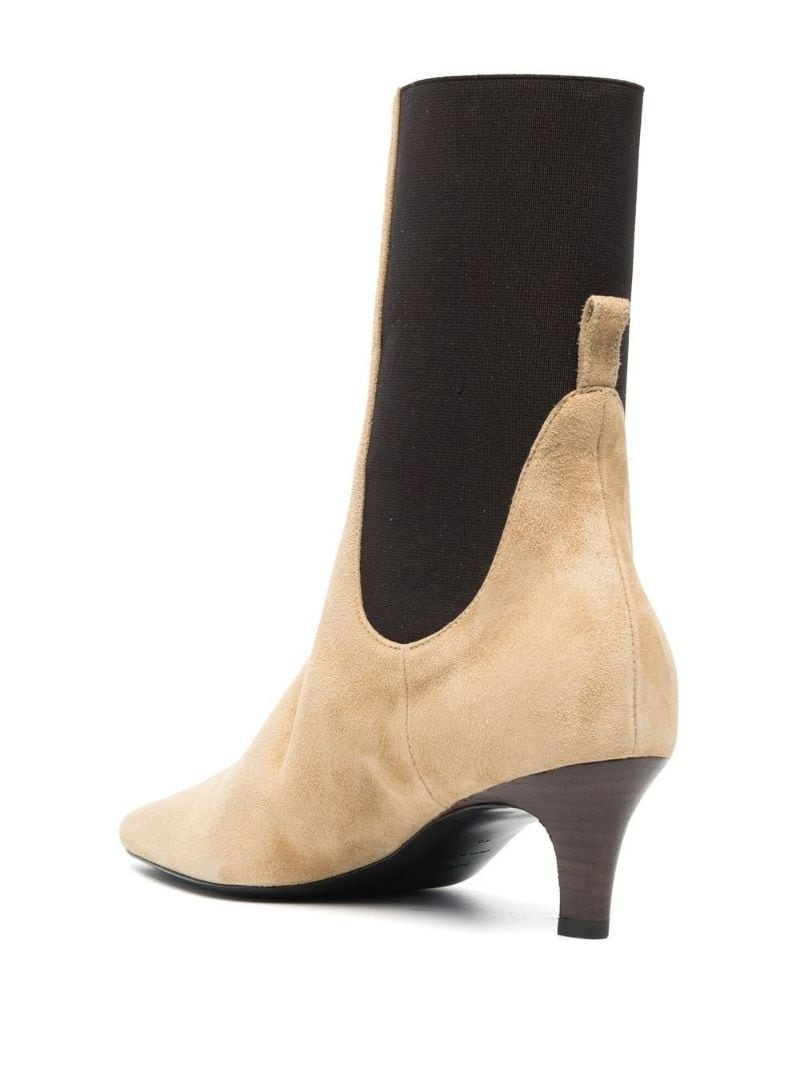 square-toe ankle boots - 3