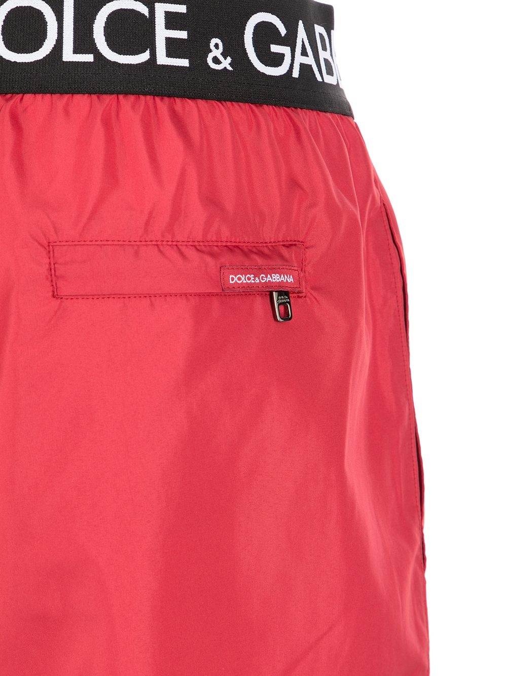 logo-waistband swim shorts - 3