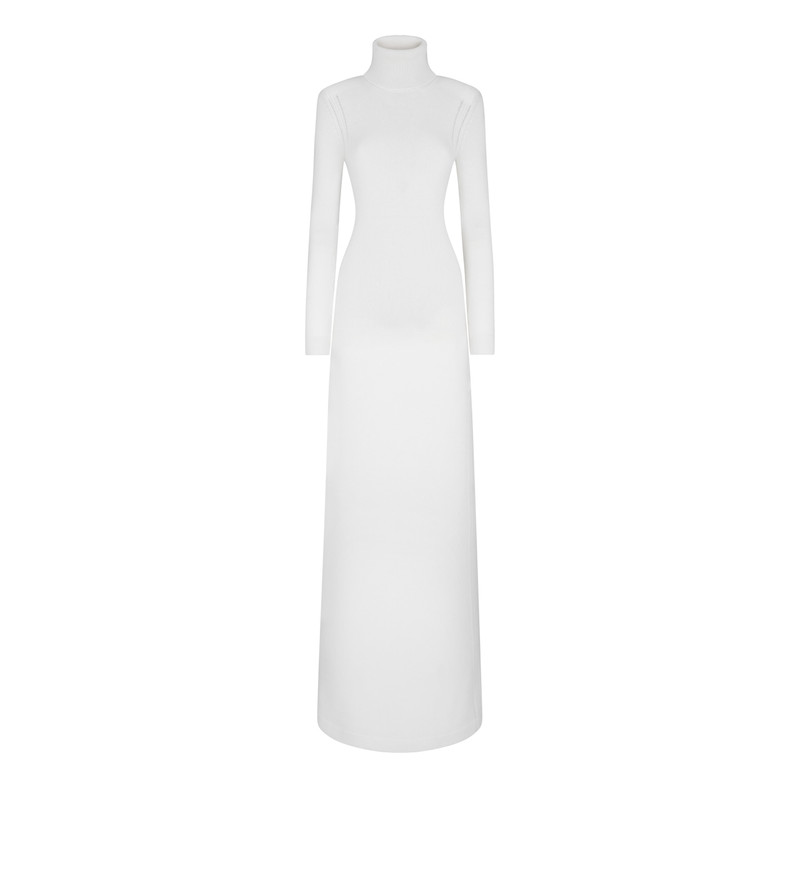 h&m knitted fringe dress DARIA FRINGE SWEATER DRESS – Line & Dot main image 0