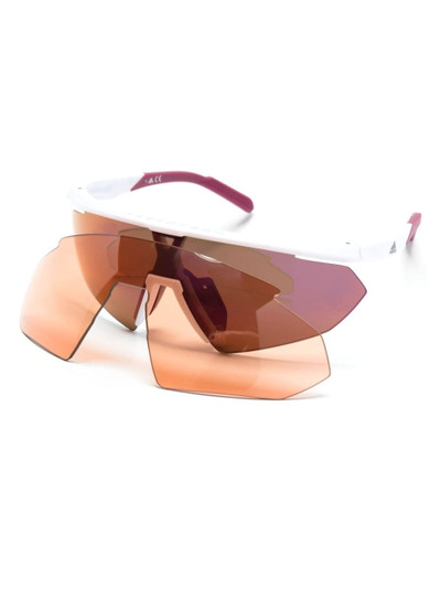 adidas SP0015 shield-frame sunglasses outlook