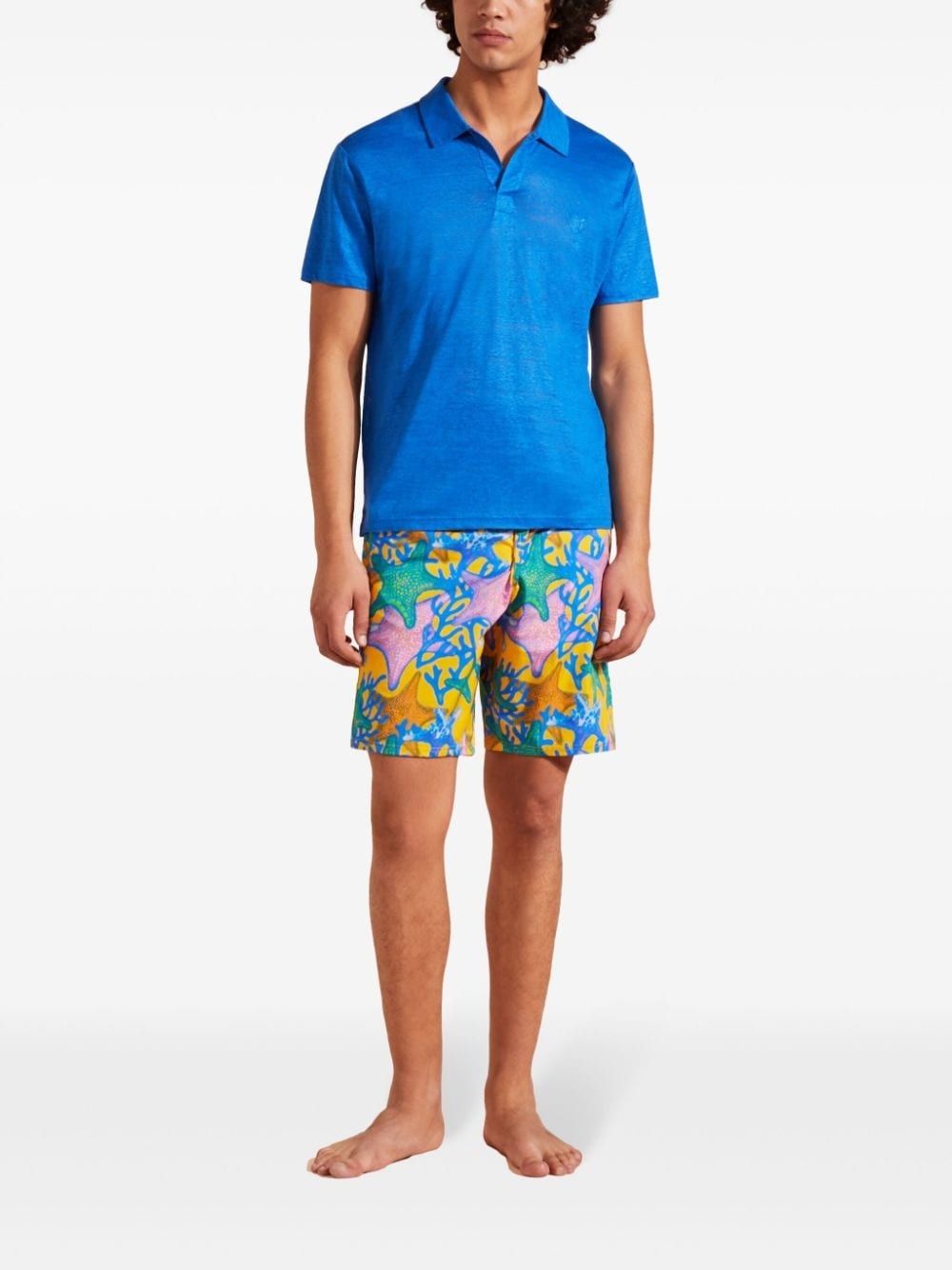 Pyramid linen polo shirt - 2