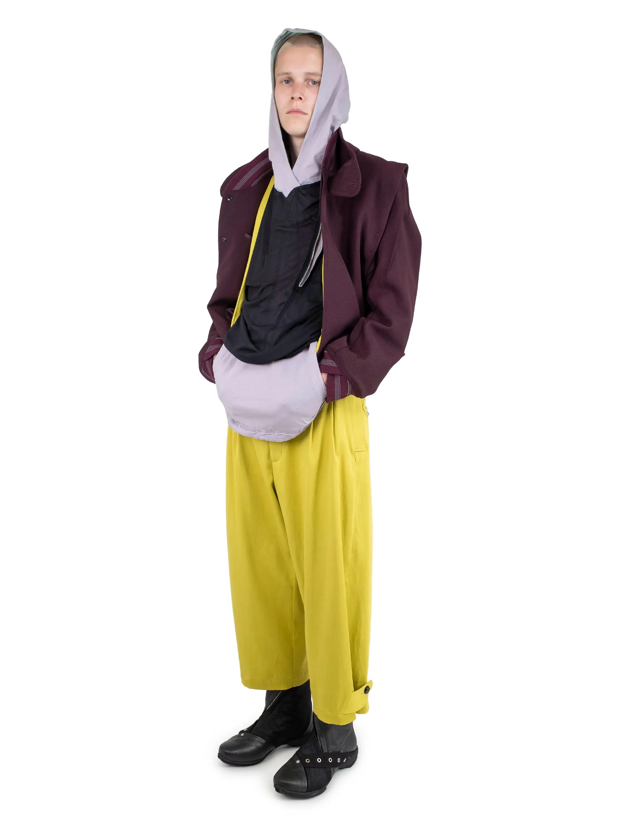 トップス kiko kostadinov 24aw KNOX MESH HOODIE 03514B98-AE67-4D87-A05A-