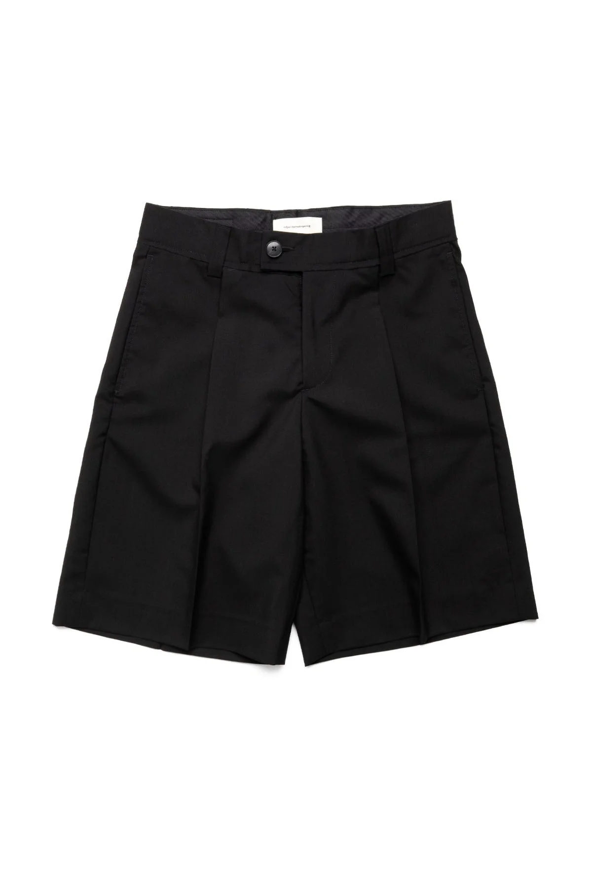 Classic Shorts - Black Tropical Wool - 1