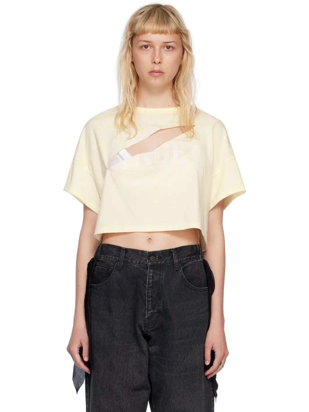 Yellow 'Angel' T-Shirt - 1