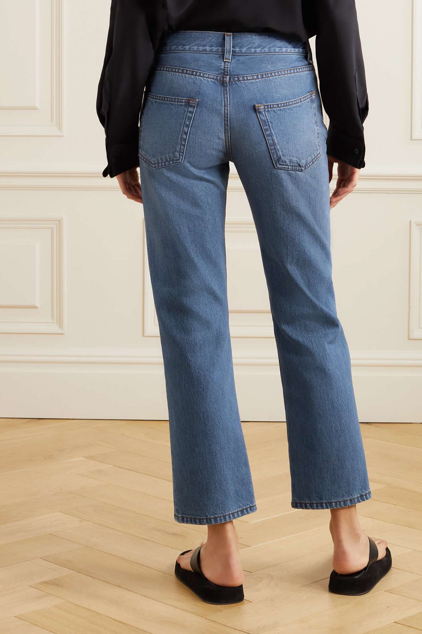 Goldin low-rise straight-leg jeans - 4