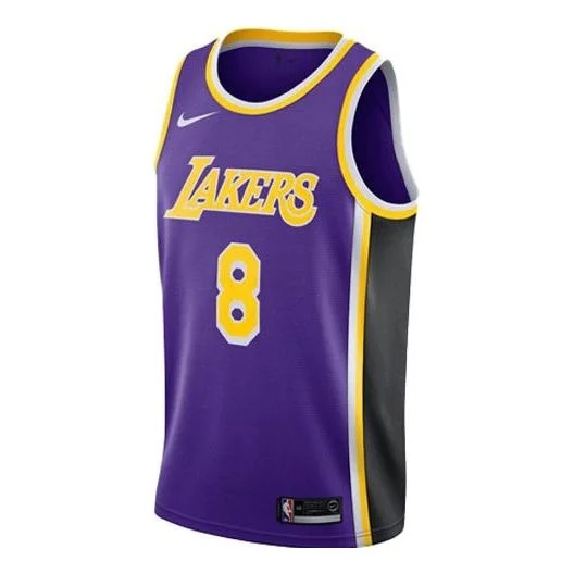 Nike NBA lakers No. 8 Kobe Fan Edition SW Away Jersey Purple AV3701-504 - 1