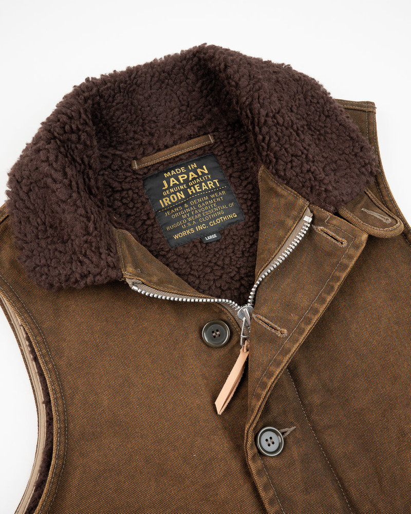 12OZ DUCK N1 DECK VEST - BROWN 10
