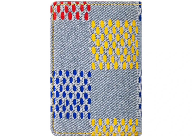 Louis Vuitton Louis Vuitton Pocket Organizer LV Vers Damier Denim Multicolor outlook