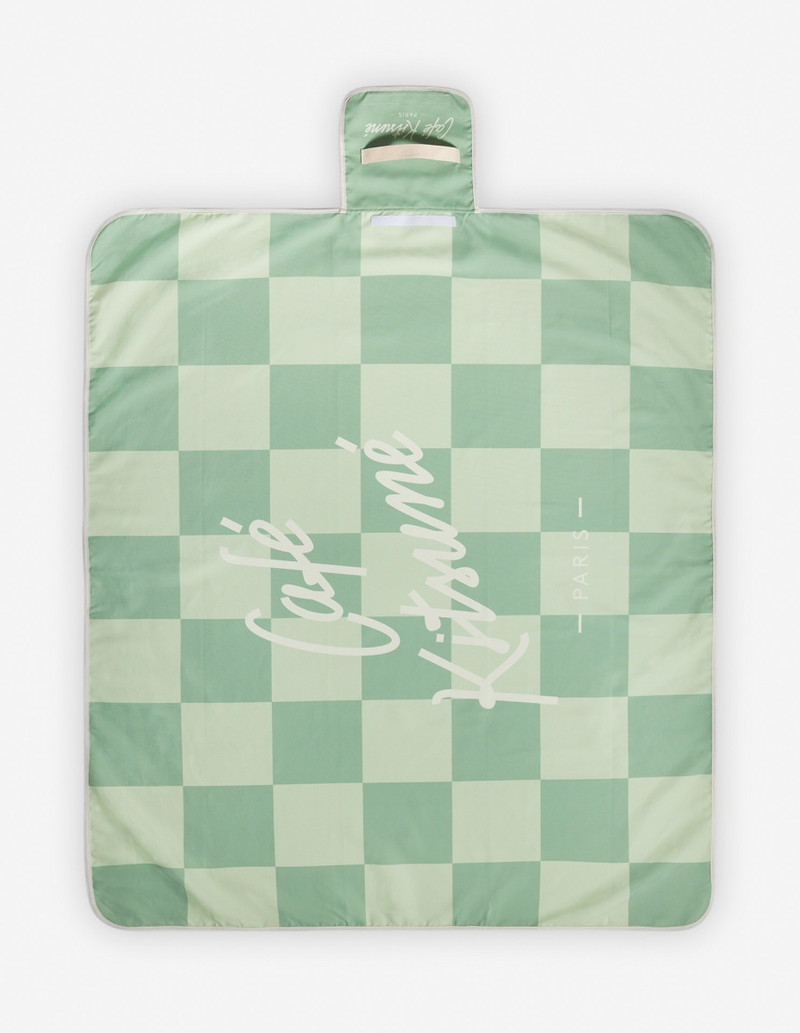 CAFE KITSUNE CHECKERBOARD PICNIC BLANKET 1