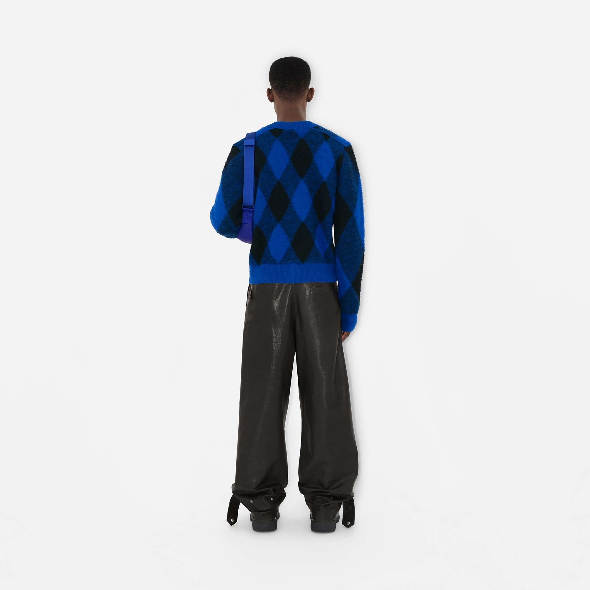 Argyle Wool Cardigan - 4