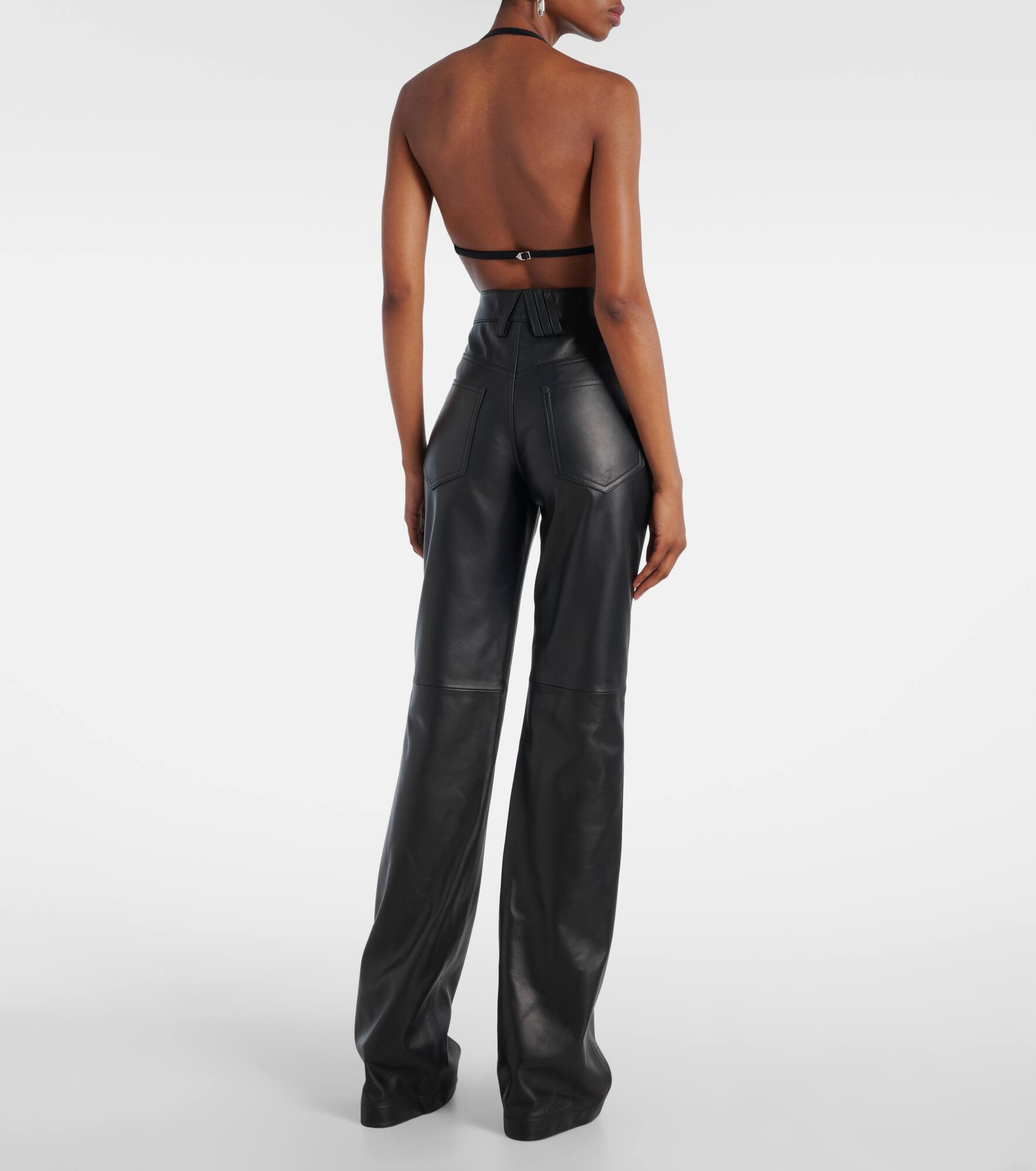 Fringed halterneck bralette - 3