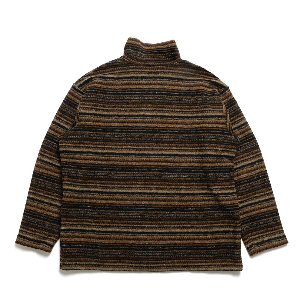 Zip Mock Neck - Fair Isle Stripe Sweater Knit - PS098 - 2