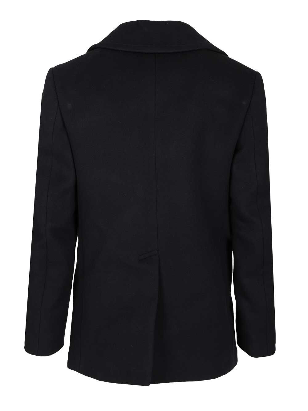 Wool Pea Coat Coats Blue - 2