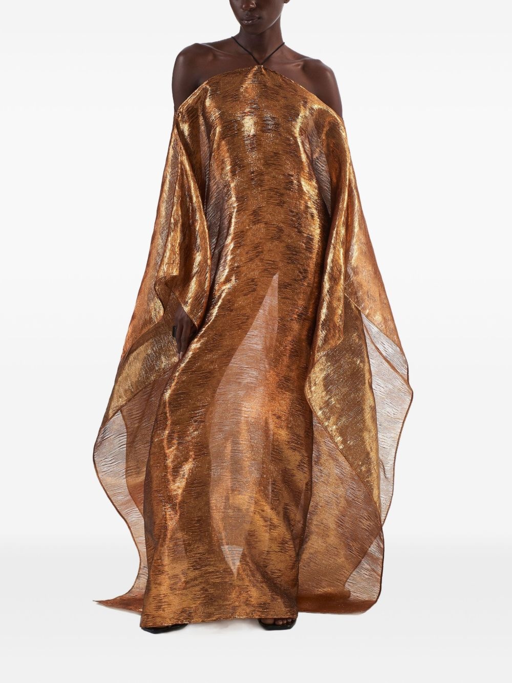 metallic tassel dress - 2